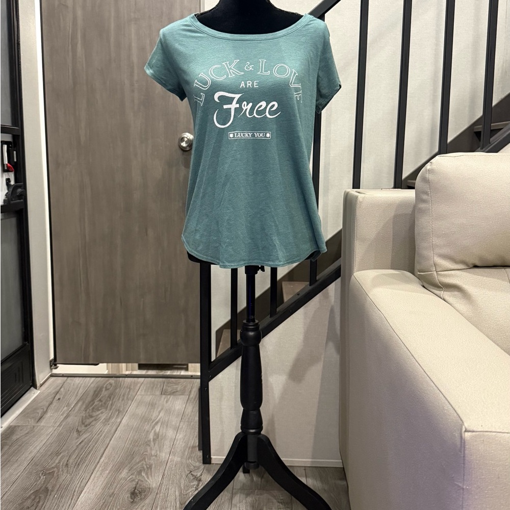 Lucky Brand Teal Short Sleeve Tee